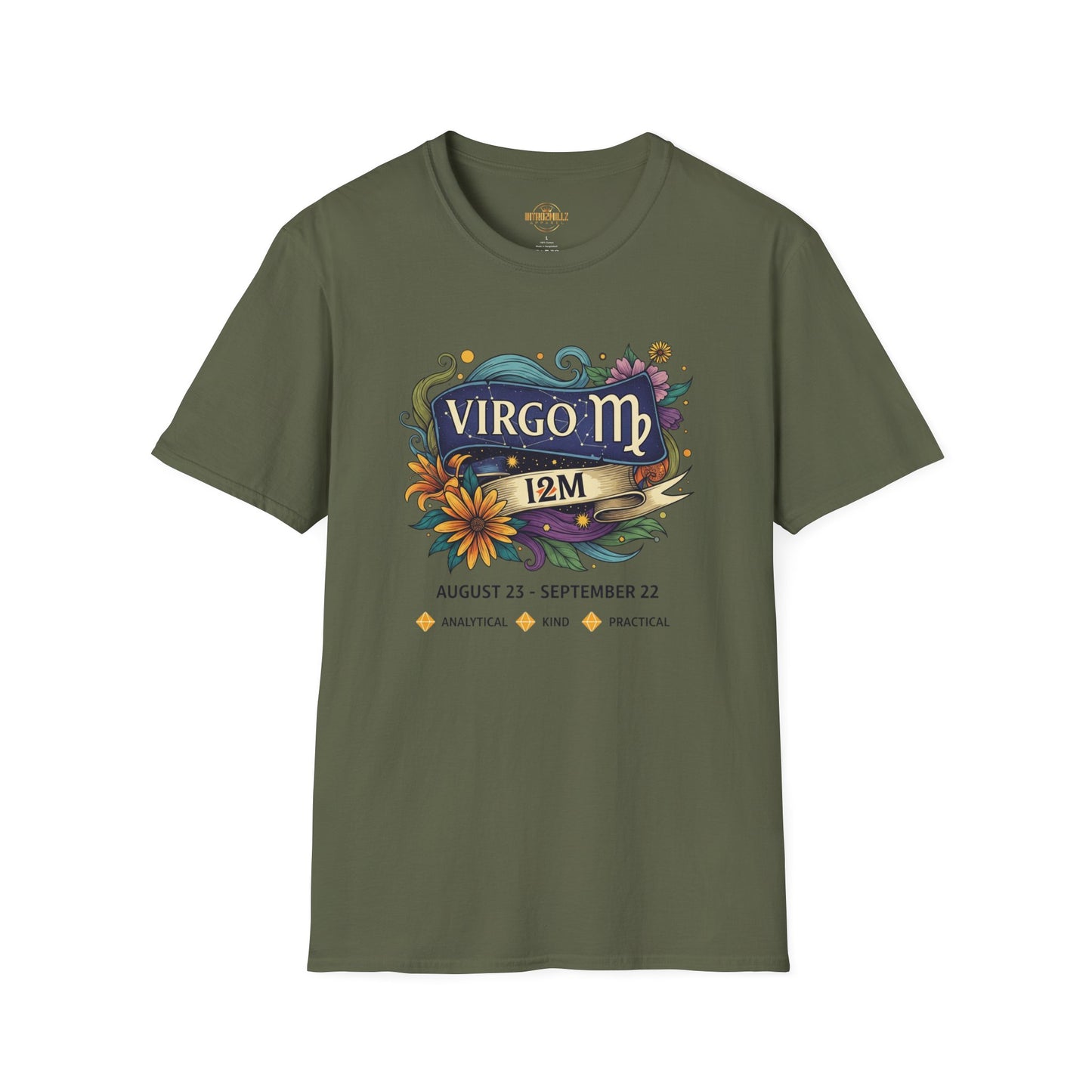 Virgo Zodiac T-Shirt | Astrology Gift | Birthday Tee | Unisex Softstyle Tee | Horoscope Apparel | Virgo Season Celebration