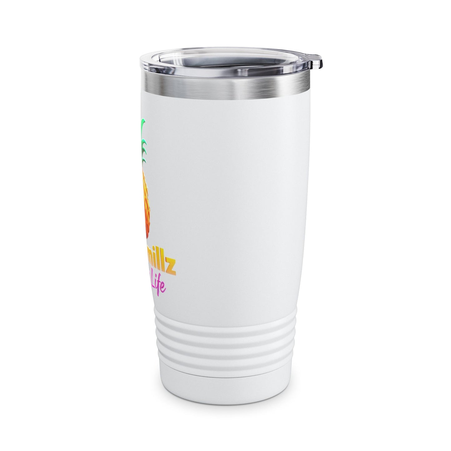Pineapple Summer Life Tumbler, 20oz Insulated Drinkware for Beach Lovers, Travel Mug, Birthday Gift, Tropical Vibes, Summer Party Favor