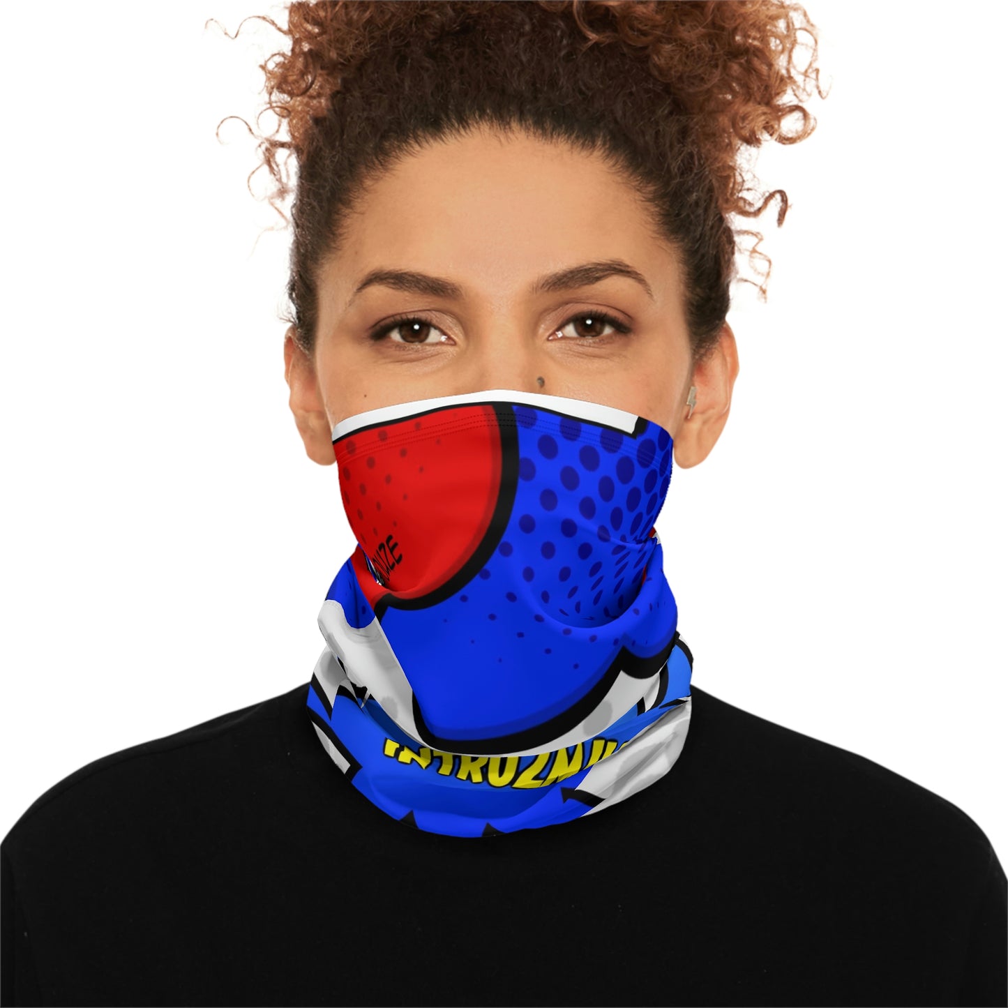 Winter Neck Gaiter With Drawstring