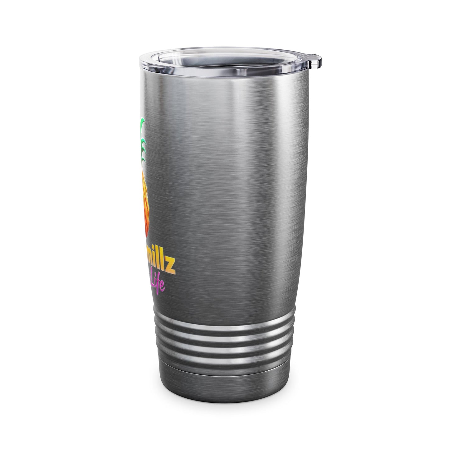 Pineapple Summer Life Tumbler, 20oz Insulated Drinkware for Beach Lovers, Travel Mug, Birthday Gift, Tropical Vibes, Summer Party Favor