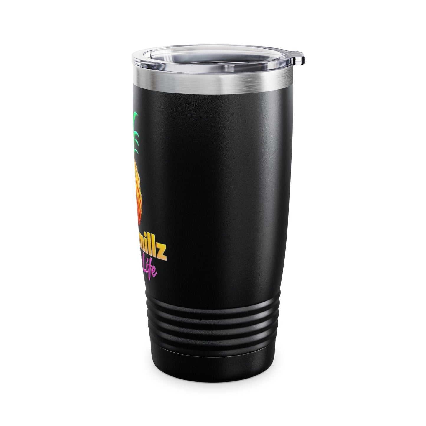 Pineapple Summer Life Tumbler, 20oz Insulated Drinkware for Beach Lovers, Travel Mug, Birthday Gift, Tropical Vibes, Summer Party Favor
